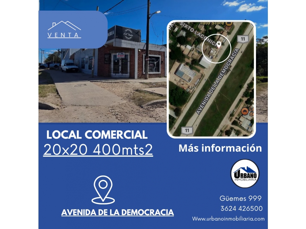 CASA CON LOCAL - AV. DE LA DEMOCRACIA - 1