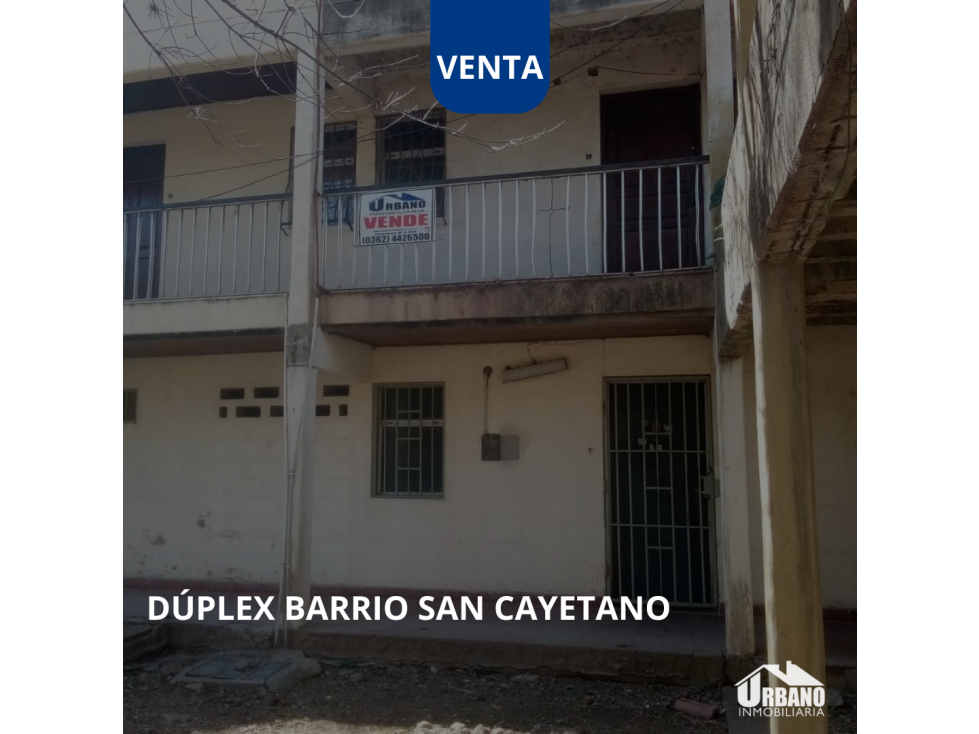 DUPLEX EN BARRIO SAN CAYETANO