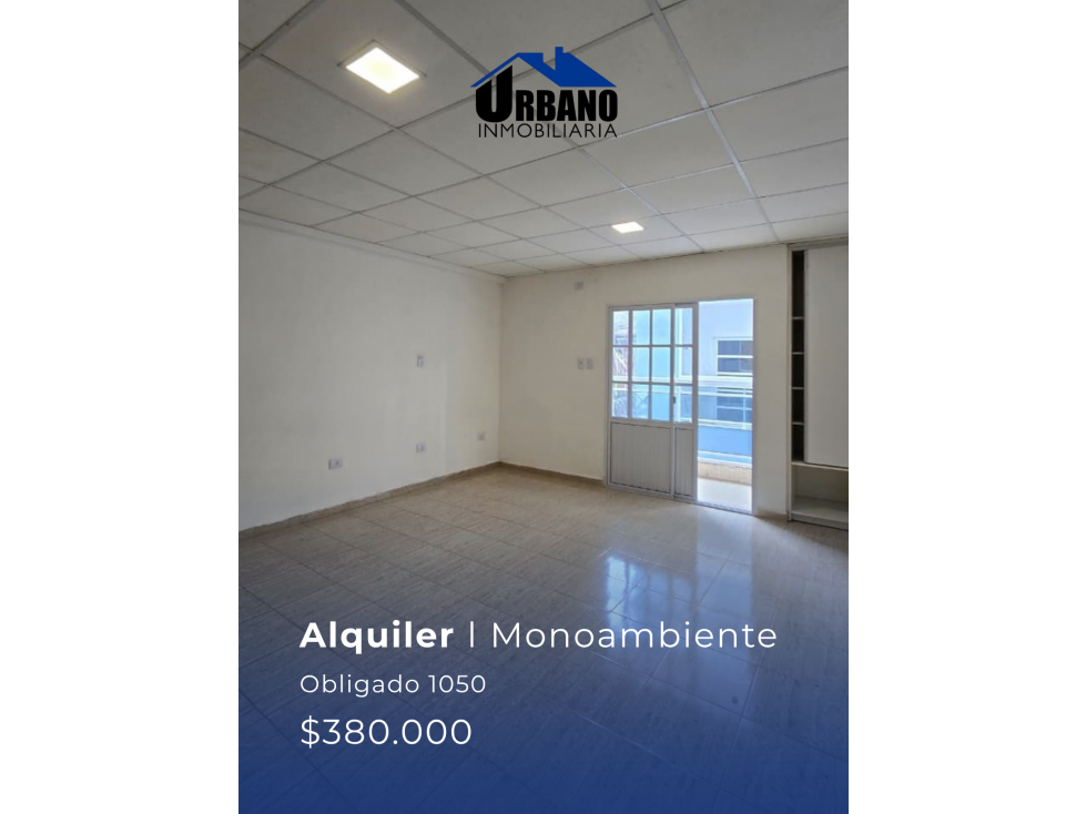 OBLIGADO 1050 - MONOAMIBIENTE