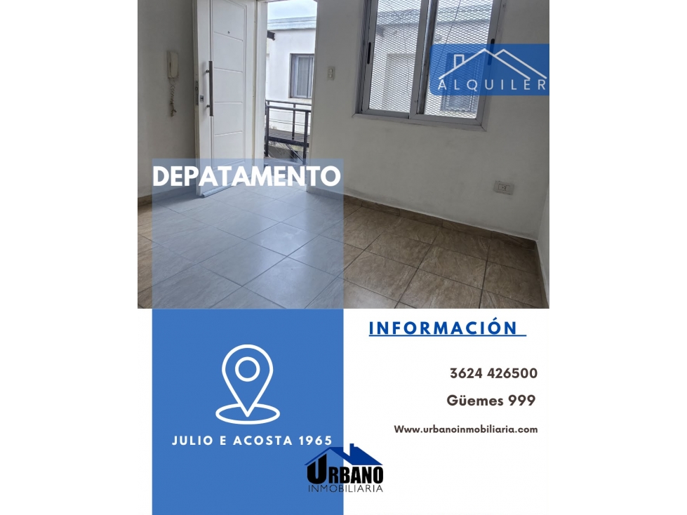 DEPARTAMENTO - JULIO E ACOSTA 1965 - 1