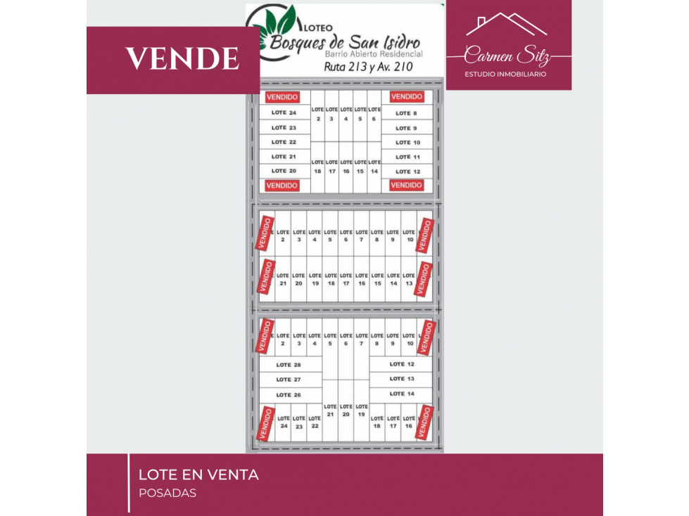 Lotes en venta Ruta 213 y Avenida 210 - 5