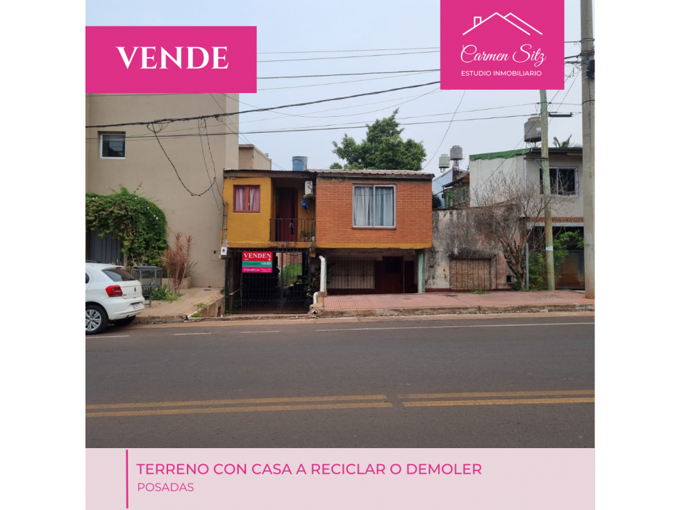 Terreno con casa a demoler y un monoambiente a nuevo. - 1