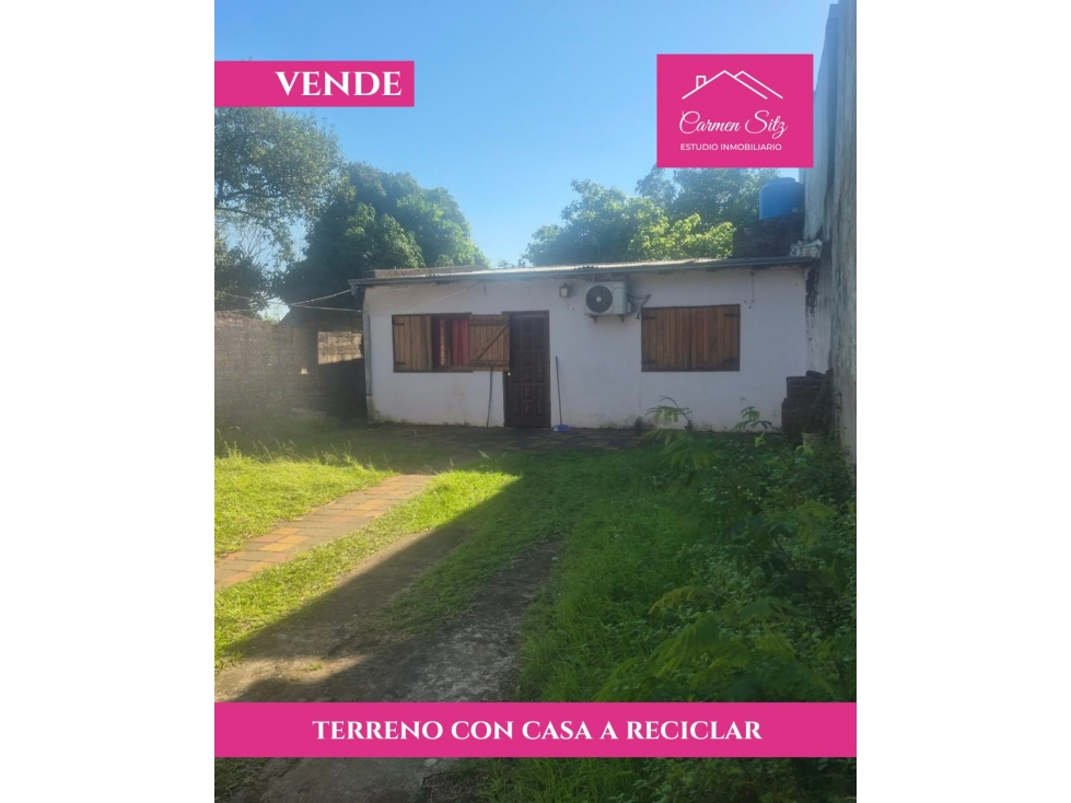 Venta terreno con casa a reciclar sobre avenida - 1