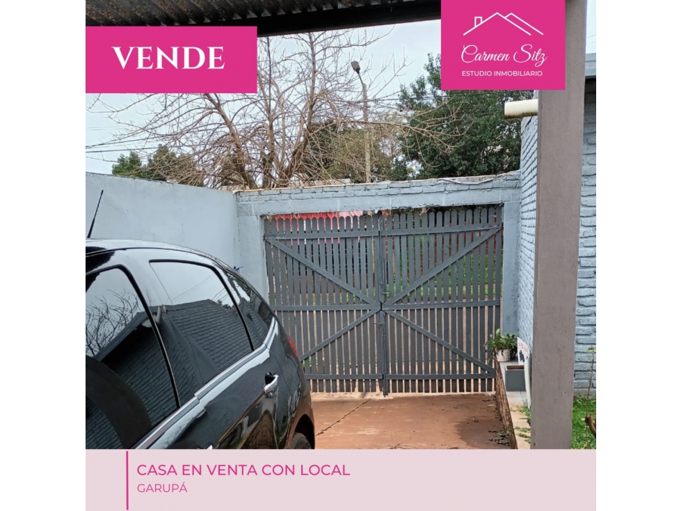 Casa en venta con local comercial - 2