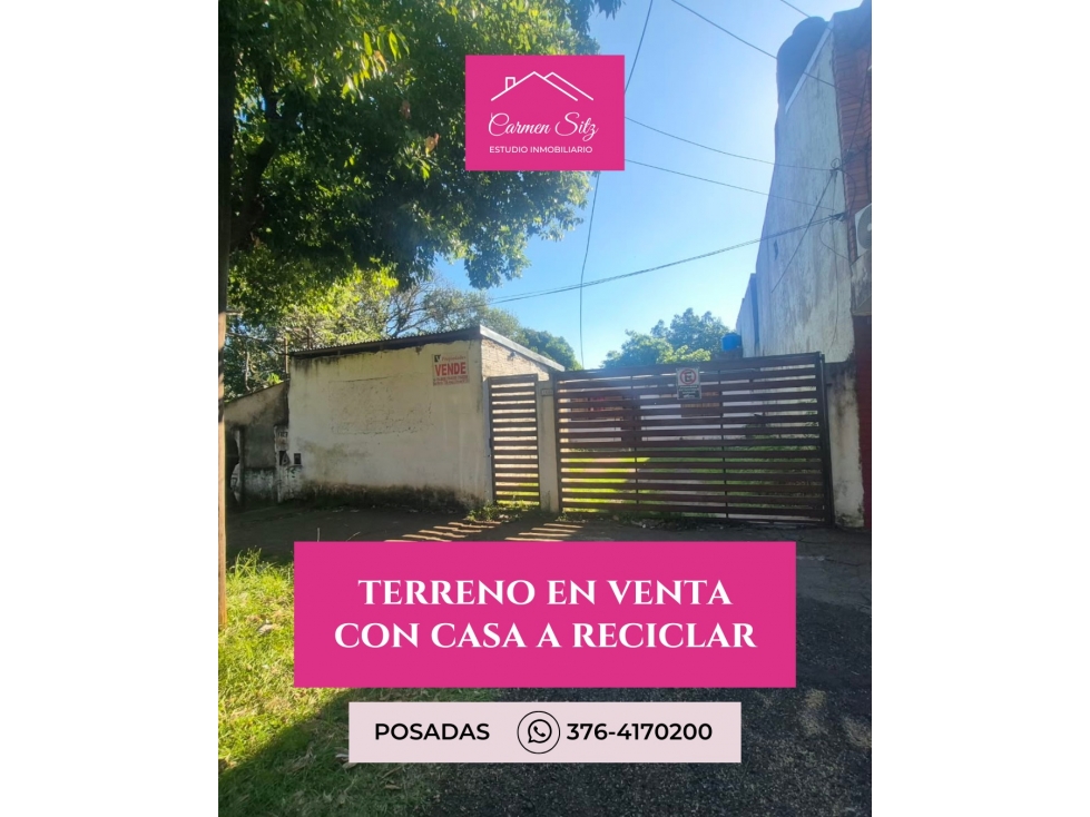 Venta terreno con casa a reciclar sobre avenida - 4