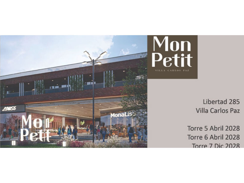 MONT PETIT - DEPTOS EXCLUSIVOS VENTA (POZO). 36 CUOTAS en PESOS
