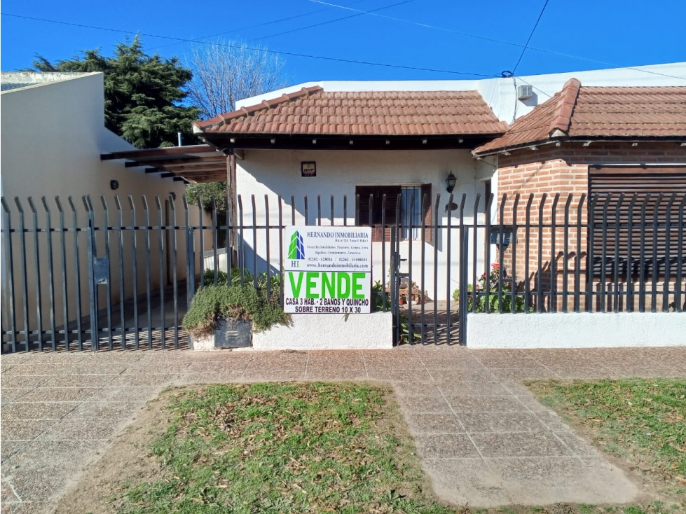 casa de tres dormitorios