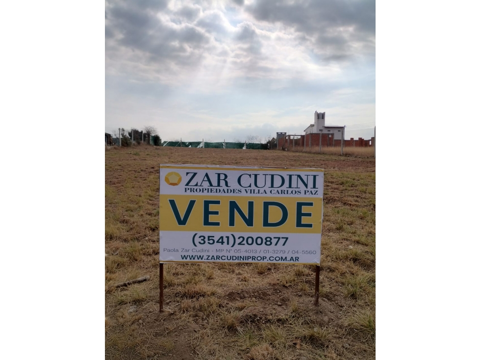 VENTA LOTE TERRAZAS PLAYAS DE ORO CARLOS PAZ - 1