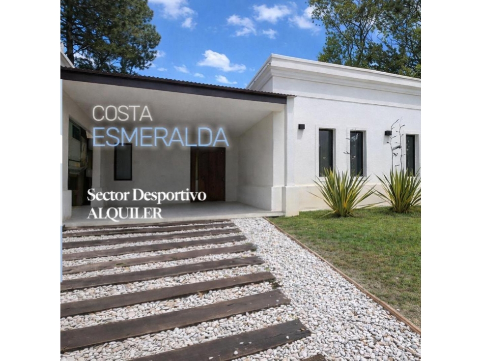 Casa Alquiler Costa Esmeralda Deportivo Lote 413 3 Dorm Piscina