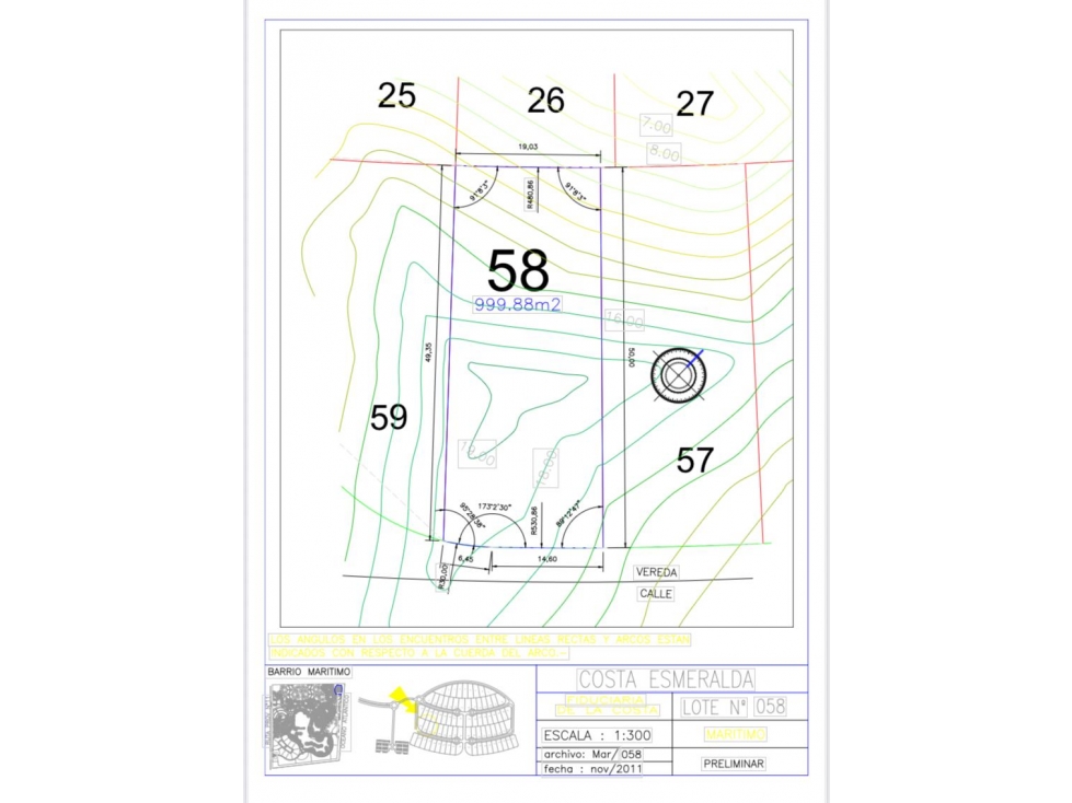 LOTE EN VENTA - MARITIMO I 58 - COSTA ESMERALDA - 2