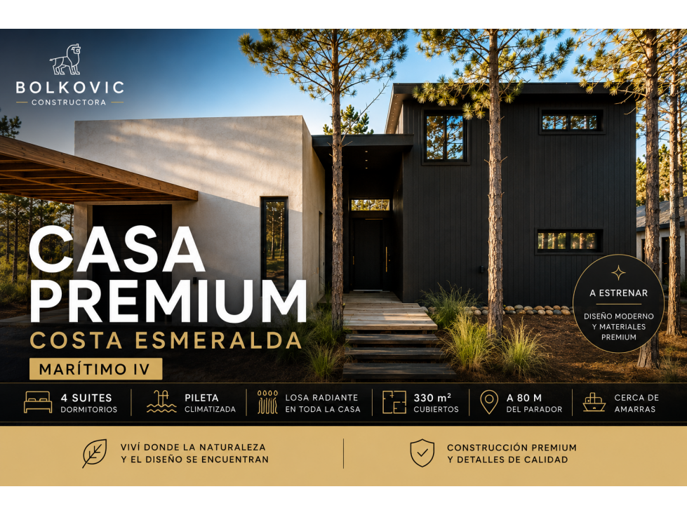CASA EN VENTA - MARÍTIMO IV 48 - COSTA ESMERALDA