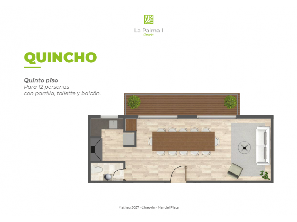 DEPARTAMENTO 2 AMBIENTES A ESTRENAR, CHAUVIN — foto 6