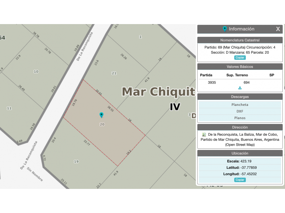 Lote en venta en Mar de Cobo - 6
