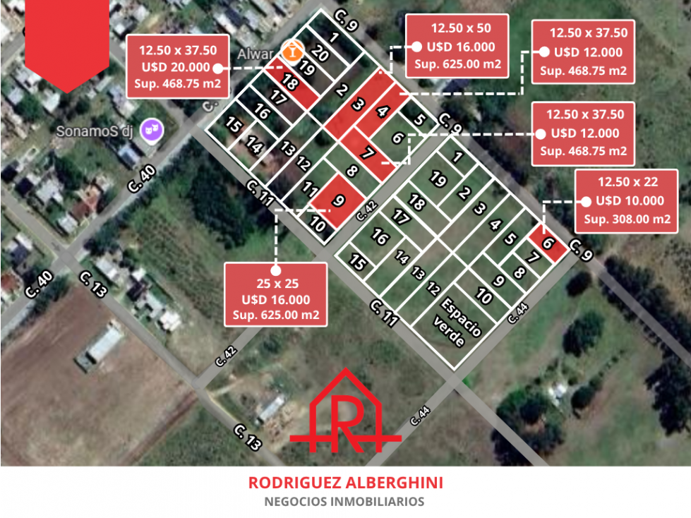 Terrenos en venta (Calles 40, 42, 44 entre 11 y 9) - 5