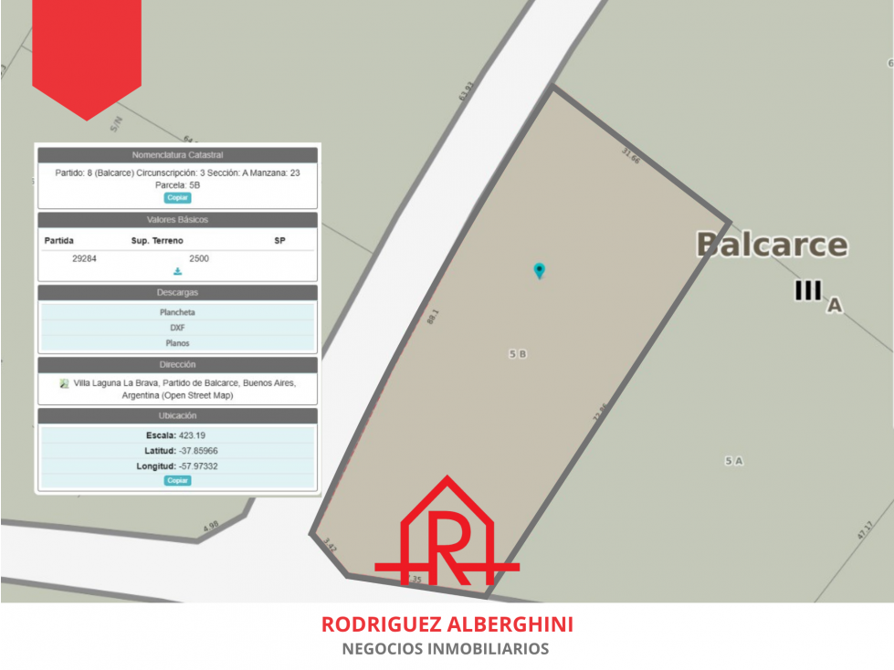 TERRENO EN VENTA EN LAGUNA LA BRAVA (Calle esq. 9) - 6