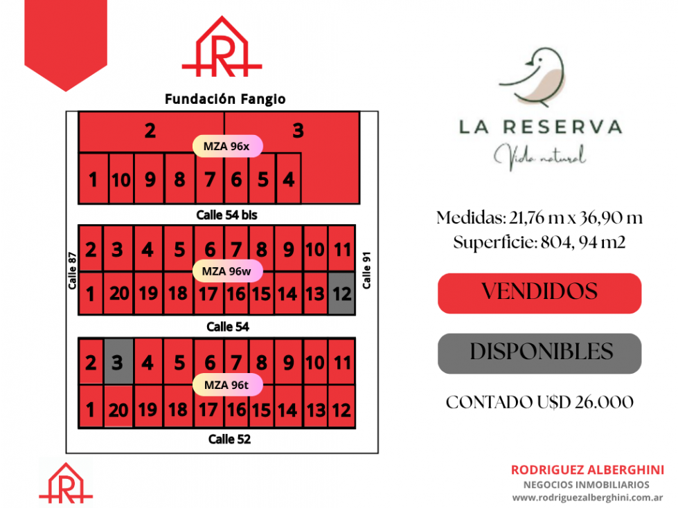 OPORTUNIDAD Loteo La Reserva (Acceso por calle 48 y 91) - 2