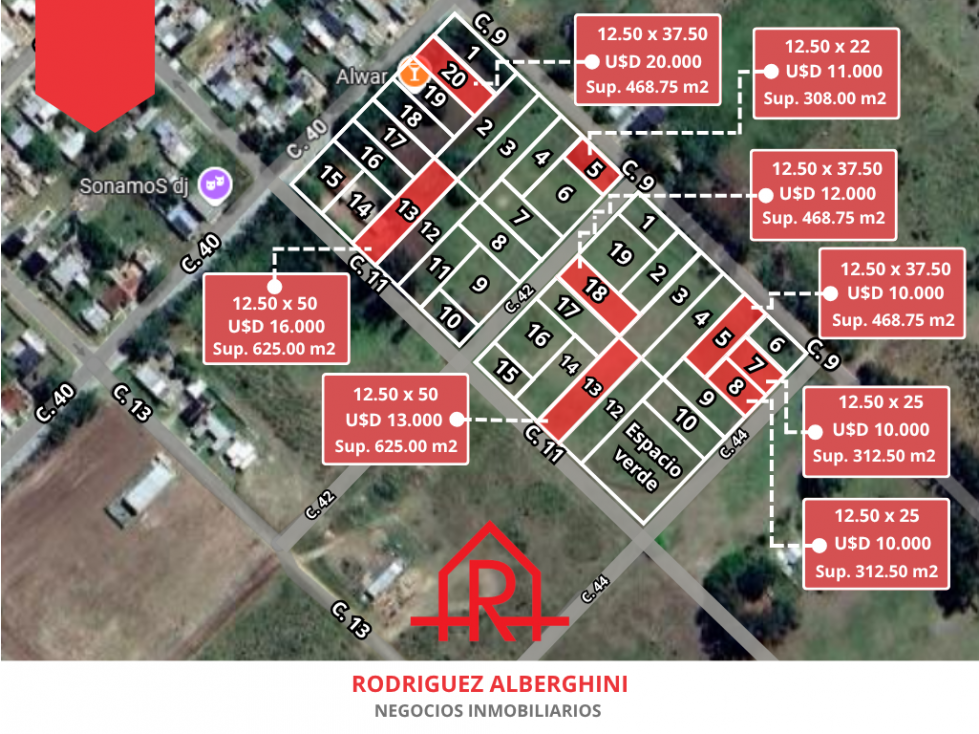 Terrenos en venta (Calles 40, 42, 44 entre 11 y 9) - 6
