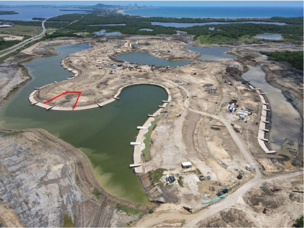 Lote con muelle privado en Condominio Marino Estuario — foto 3