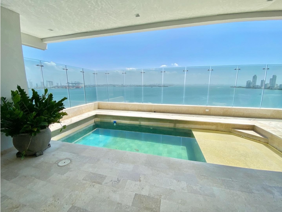 VENTA Penthouse en Bocagrande, Edificio Bahía Mar — foto 2