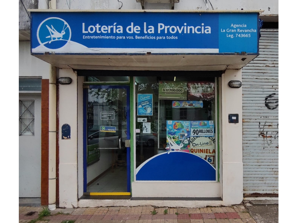 Local comercial en funcionamiento con agencia habilitada La Plata