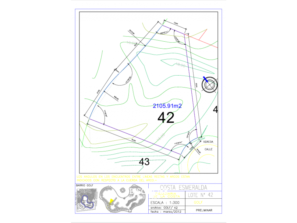LOTE EN VENTA EN COSTA ESMERALDA - 4