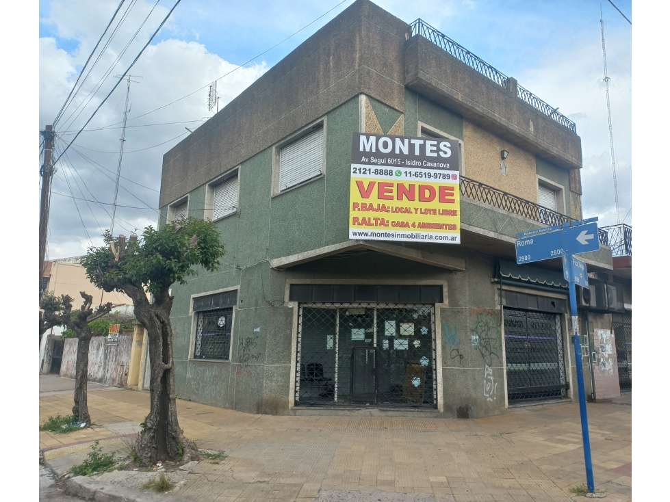 CASA CON LOCAL. SOBRE AV SEGUI