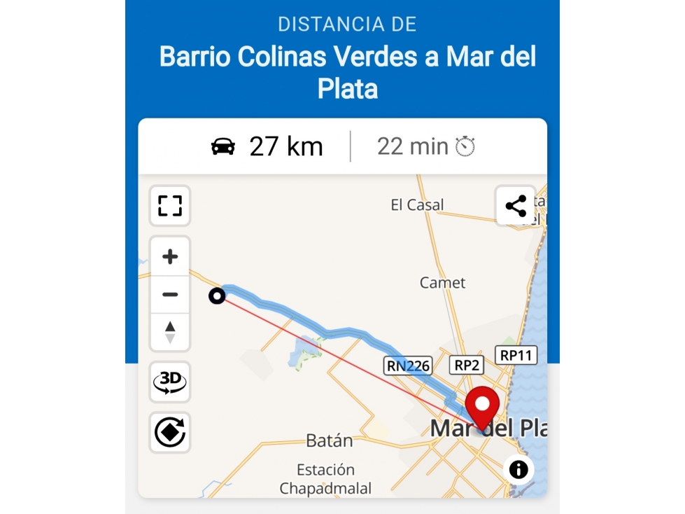 VENTA LOTE DE TERRENO COLINAS VERDES RUTA 226 MAR DEL PLATA — foto 2