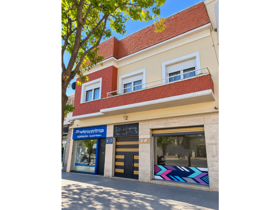 PROPIEDAD EN BLOCK SOBRE AV. J B. JUSTO | 2 LOCALES + 2 VIVIENDAS — foto 2