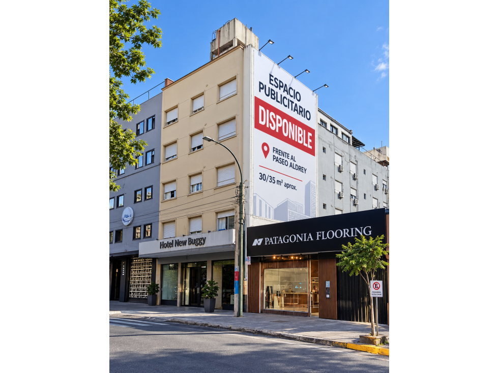 Alquiler publicitario medianera frente a Paseo Aldrey Mar del Plata - 2