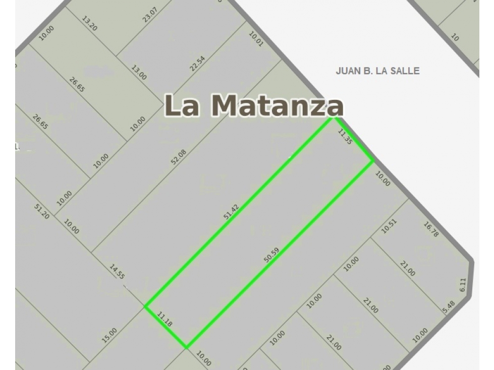 Lote con mejora en G. Catan (Centro), Calle: Juan B. La Salle Nº 3861 - 2