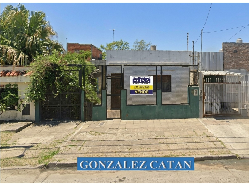 Casa en González Catan Centro Calle Dragones Nº 4922