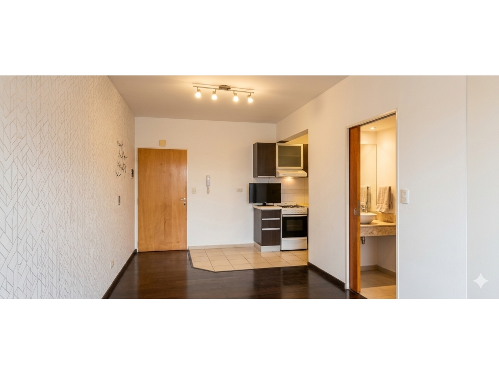 ALQUILER 1 AMBIENTE DIVISIBLE CON BALCON BAJAS EXPENSAS