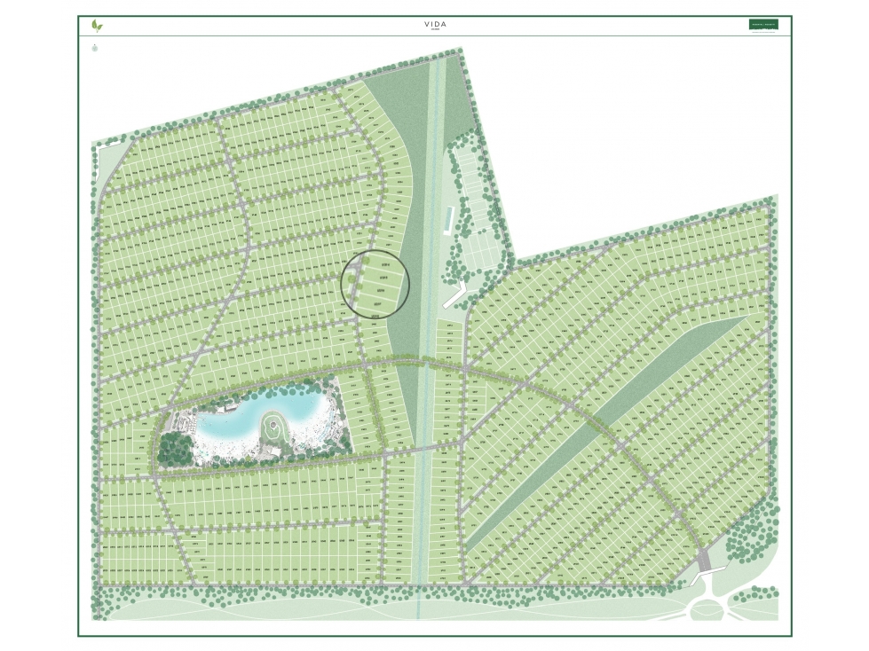 Terreno en Venta en Vida Lagoon - 1045m2 - 4