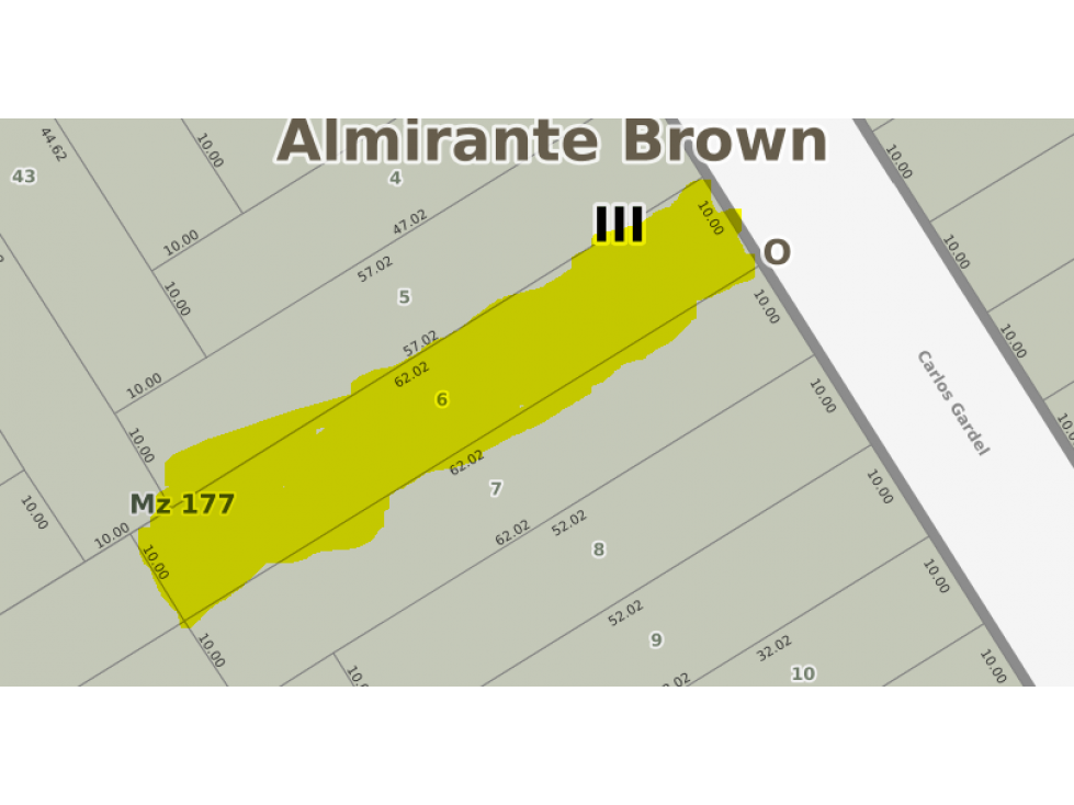En venta lote de 620 m2 Burzaco - 2