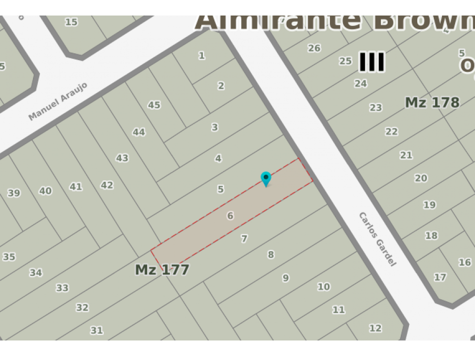 En venta lote de 620 m2 Burzaco - 1