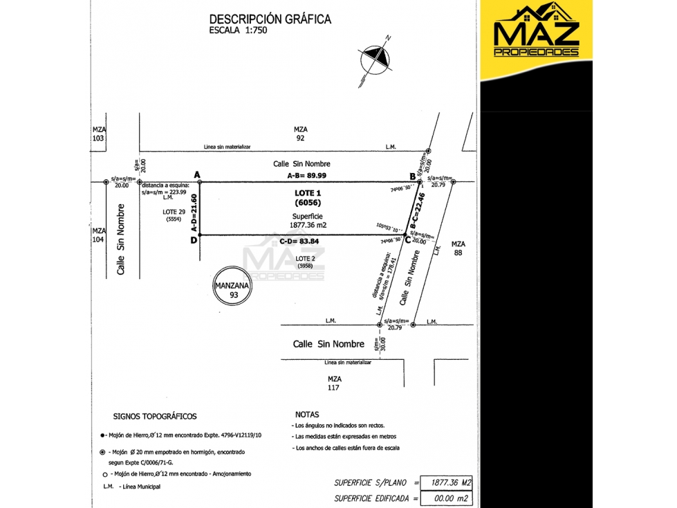 LOTE | LOTEO HUECHULAFQUEN - LOTE 1 - MANZANA 93 - 2