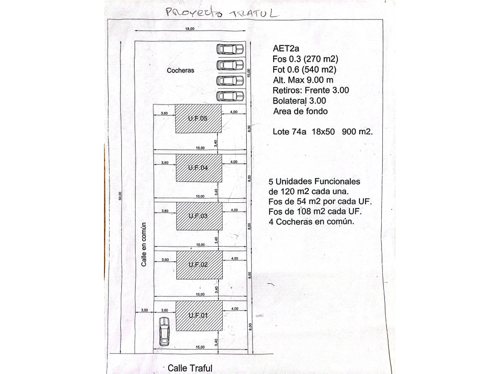 LOTE 1.800m2 Apto PH | IDEAL INVERSIÓN | JARDINES DEL CHIMEHUIN - 5
