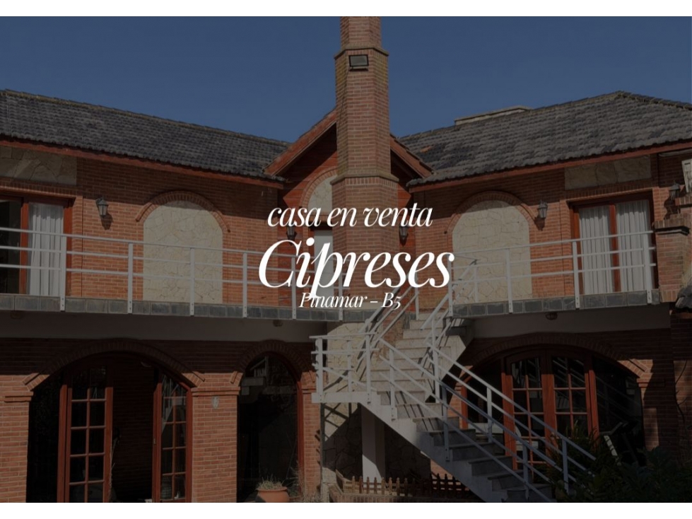 CASA DE 9 AMBIENTES PREMIUM EN B5 - PINAMAR