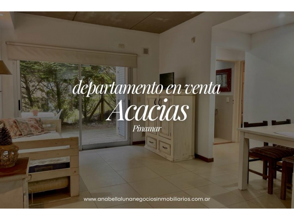 RETASADA! DEPTO. 1°5 "ACACIAS" / APOLO AL 100