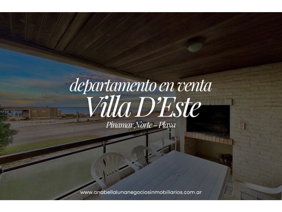 DEPTO. VILLA D´ESTE / AV. DEL MAR AL 2100