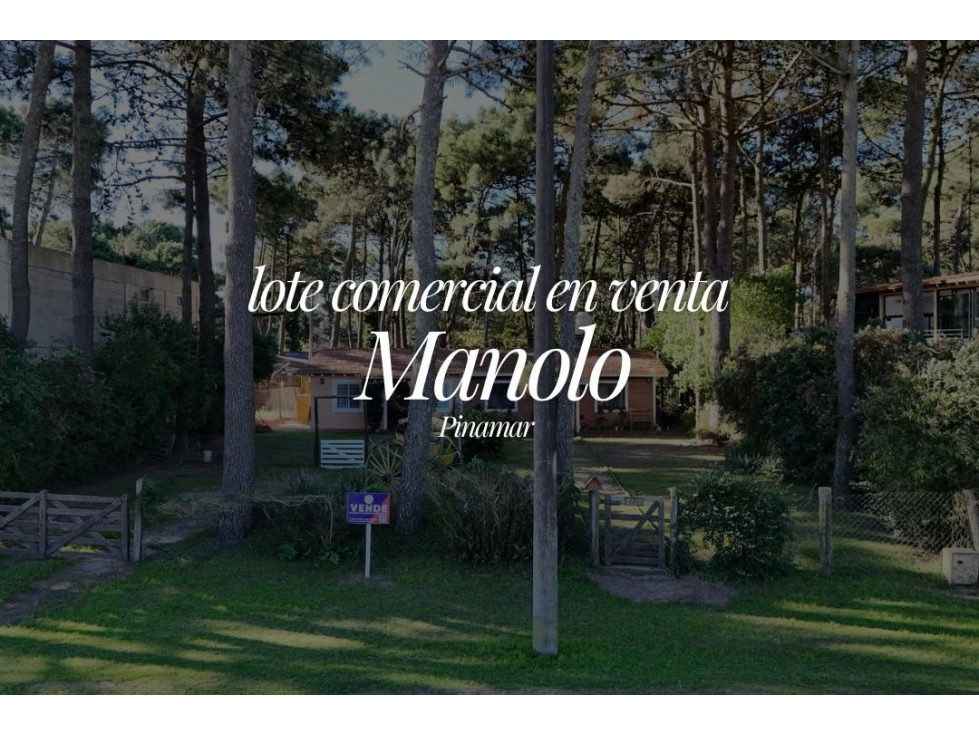 LOTE COMERCIAL + VIVIENDA EN PINAMAR - 1