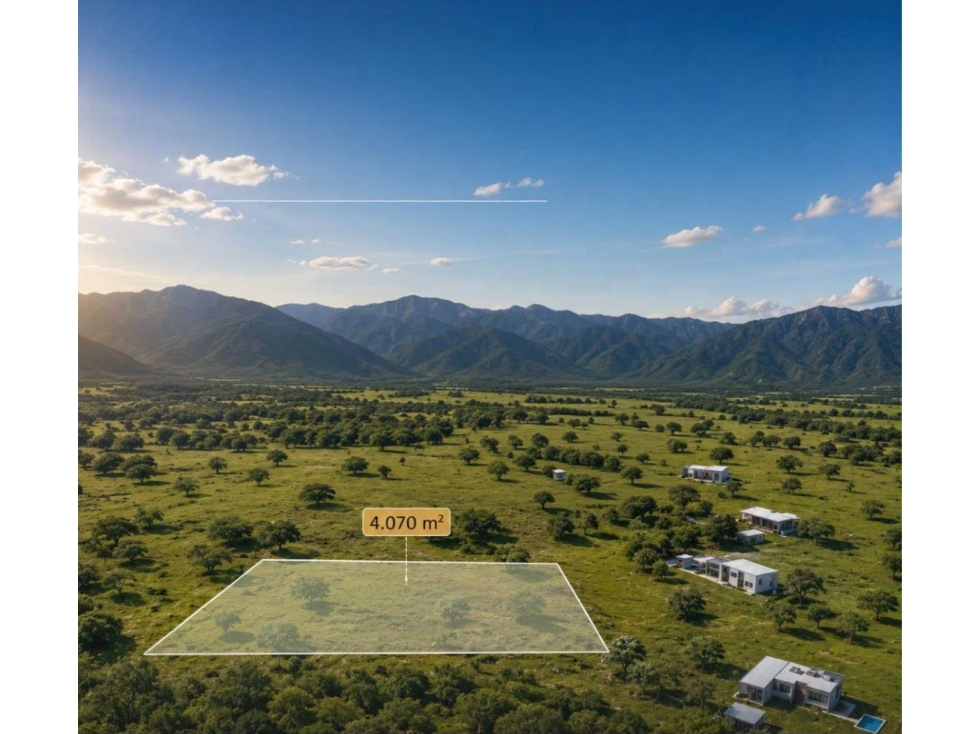 VENTA LOTE 4.072 m² VISTAS A LAS SIERRAS | SAN ANTONIO DE ARREDONDO - 1