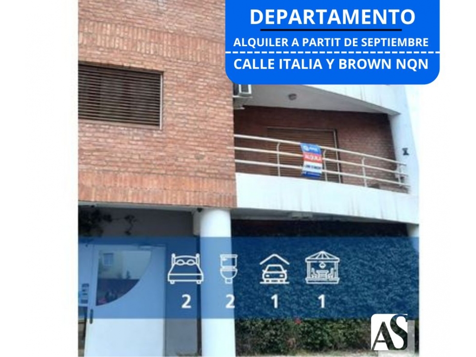 DEPARTAMENTO CON QUINCHO A PARTIR DE SEPTIEMBRE - 1