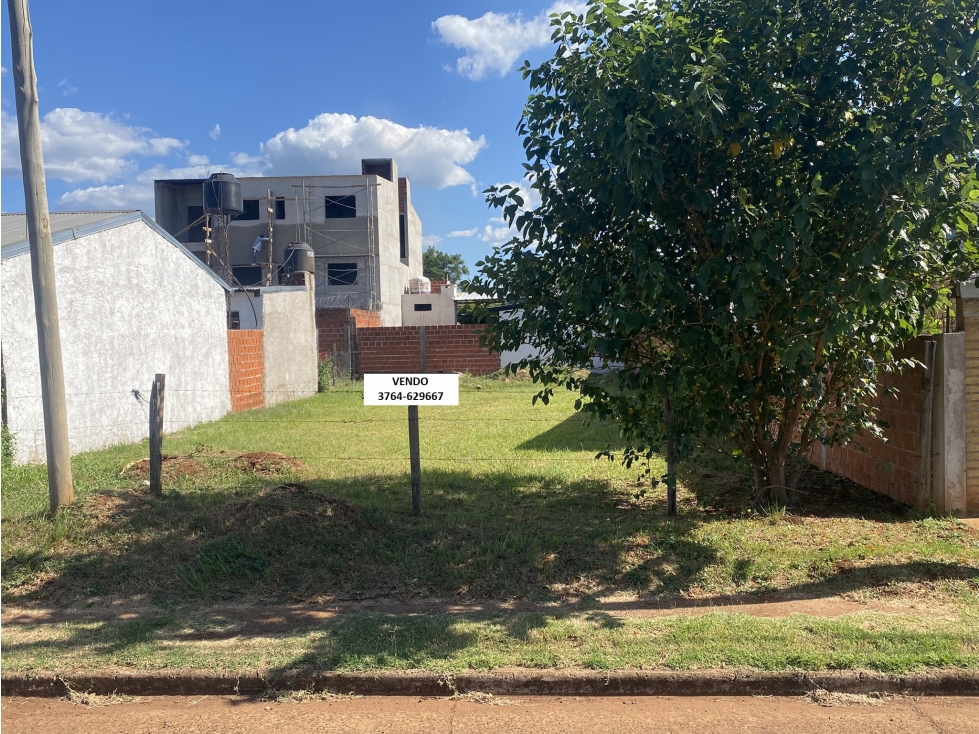 VENDO HERMOSO TERRENO 280M2 EN BARRIO PRATT - POSADAS MNES