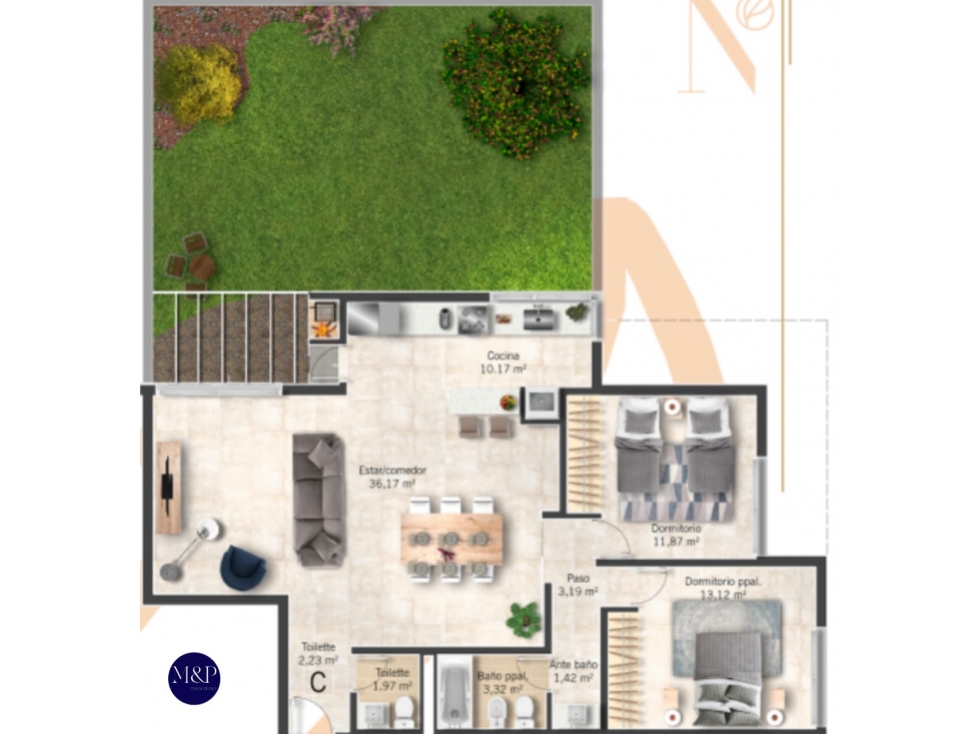 VENTA- DEPARTAMENTO 2 DORMITORIOS CON COCHERA A ESTRENAR- ARGUELLO - 5