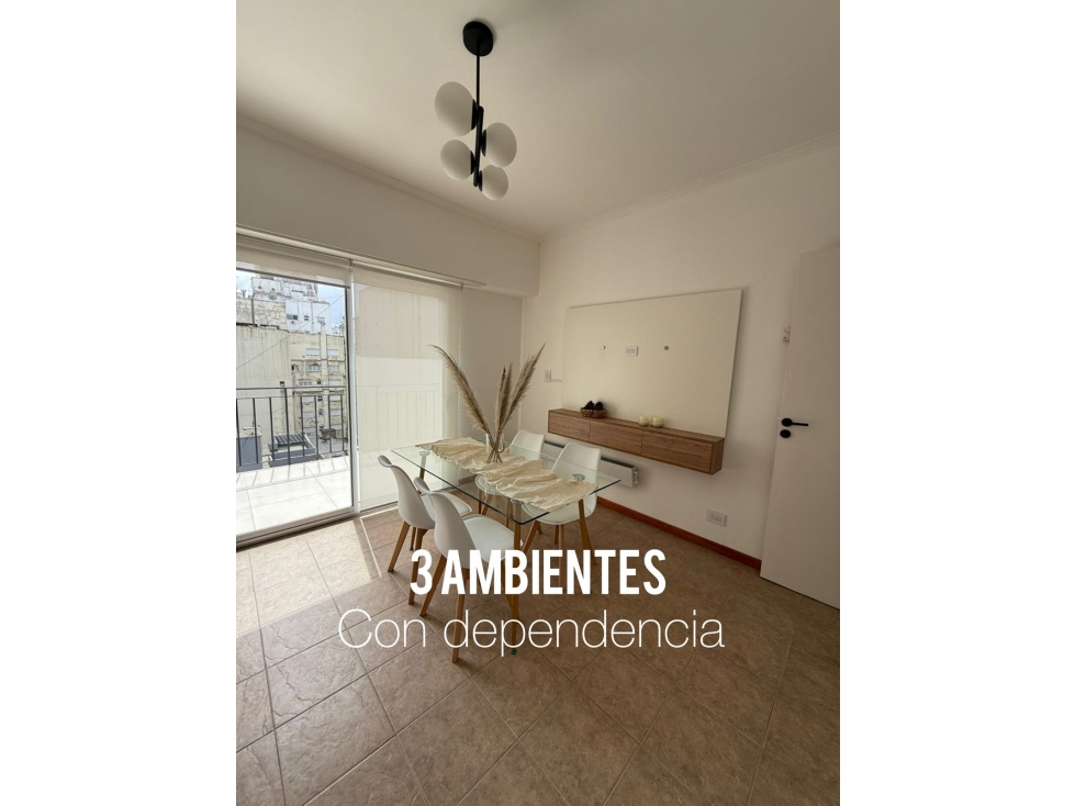 3 ambientes con dependencia