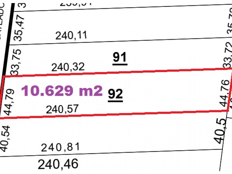 Inmejorable Ubicacion Lote de 10.629 m2 a Metros de Circunvalación