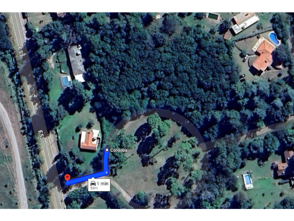 Exclusiva Fracción 7.965 m2 a metros Ruta E-53 ASCOCHINGA CBA - 3