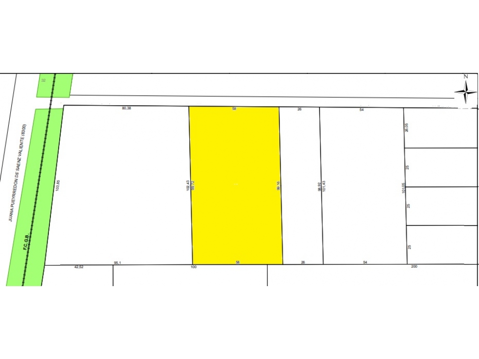 LOTE 5765 m2 A METROS DE AV Juan B Justo ZONA NORTE ciudad Cordoba - 5