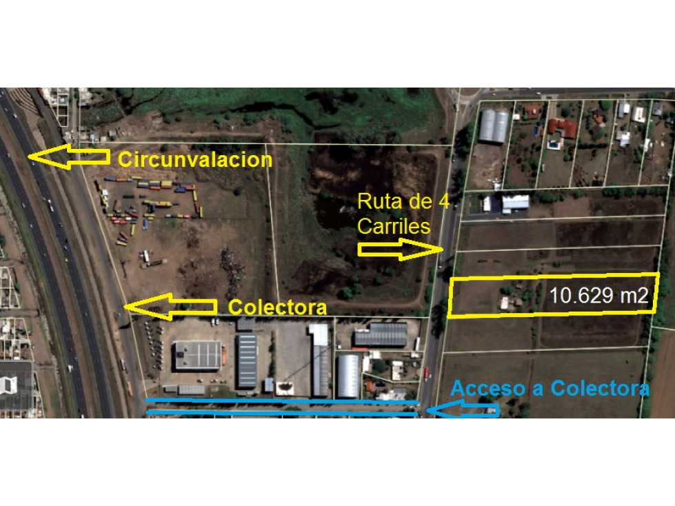 Inmejorable Ubicacion Lote de 10.629 m2 a Metros de Circunvalación — foto 2